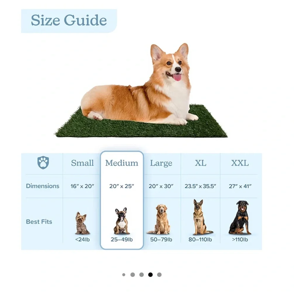 NWT Petmaker Turf Grass Pee Pads for Dogs